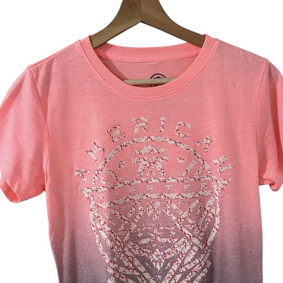 American Fighter Garner T Shirt Size Small Short Sleeve Neon Atomic Tangerine - Picture 3 of 6